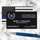 Recherche de application cartes visite Ligne bleue mince