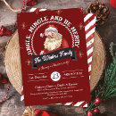 Recherche de père mignon noël invitations Rouge et blanc