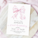 Recherche de bow anniversaire invitations Girl