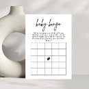 Recherche de bingo baby shower invitations Moderne