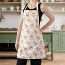 Recherche de pomme mignonne tabliers Rouge