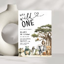 Recherche de wild one safari anniversaire invitations Lion
