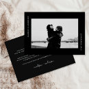 Recherche de simple mariage remerciements cartes Typographie