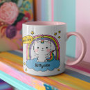 Recherche de cute girly tasses Chat