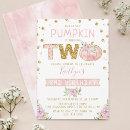 Recherche de citrouille fille invitations Floral