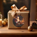 Recherche de père noël classique autocollants Rouge