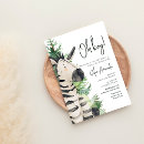Recherche de zèbres invitations Fille