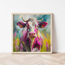 Recherche de vache colorée art Contenu générationnel