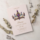 Recherche de cinderella invitations Violet