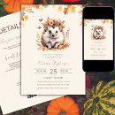 Recherche de hedgehog baby shower invitations Neutre