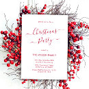 Recherche de fête de élégante noël invitations Moderne