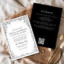 Recherche de traditionnel formel invitations Noir et blanc