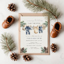 Recherche de baby shower garçon invitations Rustique
