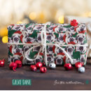 Recherche de grands danois papier cadeau Noël