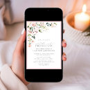 Recherche de pétales roses invitations Brunch et bulle