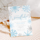 Recherche de argent bleu invitations Hiver