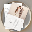 Recherche de rsvp de mariage invitations Minimaliste