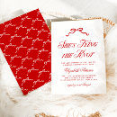 Recherche de noeud rouge invitations Moderne