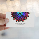 Recherche de mandala coloré cartes visite Tendance