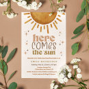 Recherche de sun baby shower invitations Bohème