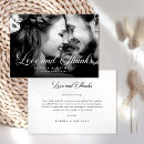Recherche de love and thanks mariage remerciements cartes Minimaliste