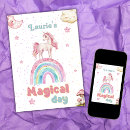 Recherche de pastel unicorn invitations Pour elle