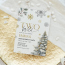 Zoek naar zilveren sneeuwvlok uitnodigingen Winterwonderland