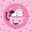 Recherche de effrayant chat autocollants Rose