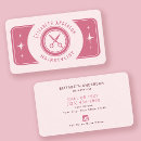 Recherche de beauté vintage cartes visite Girly