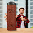 Recherche de faux cuir tasses Élégant