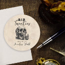 Recherche de crâne vintage dessous de verres Mort