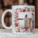 Recherche de noël floral tasses Poinsettia