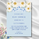 Recherche de blue white baby baby shower invitations Mother to be