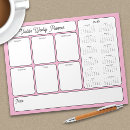 Recherche de calendrier blocsnotes Planificateur hebdomadaire