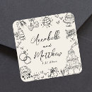 Zoek naar witte lijnen stickers Couple
