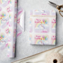 Recherche de anniversaire licorne papier cadeau Filles