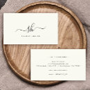 Recherche de monogramme moderne cartes visite Professionnel