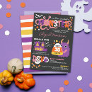 Recherche de monstre baby shower invitations Coloré