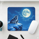 Recherche de lune loup tapis souris Bleu
