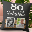 Recherche de anniversaire de 80 ans coussins 80 et fabuleux