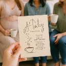 Zoek naar is brewing baby uitnodigingen Minimalistisch