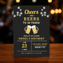 Recherche de de bière anniversaire invitations Encourage à 30 ans