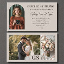 Recherche de photographes de mariage cartes visite Pour tous