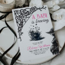 Recherche de halloween baby shower fille invitations Sorcière
