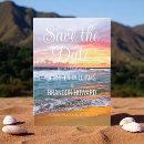 Recherche de coastal save the dates Coucher de soleil