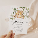 Recherche de poire invitations Aquarelle
