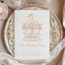 Recherche de de carrousel anniversaire invitations Princesse