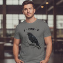 Zoek naar zwarte kraai tshirts Woordspeling