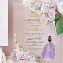 Zoek naar paarse quinceanera uitnodigingen For kids