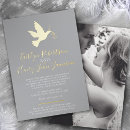 Recherche de dove mariage invitations Argent